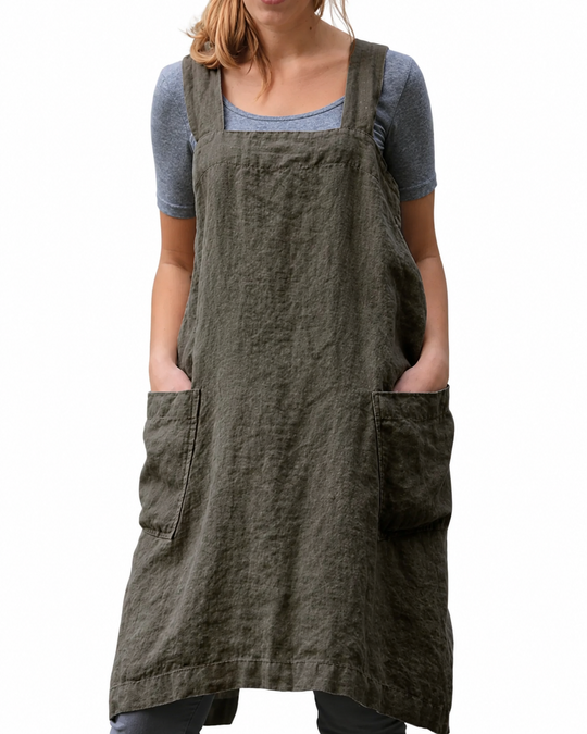 Grembiule da donna leggero con tasche