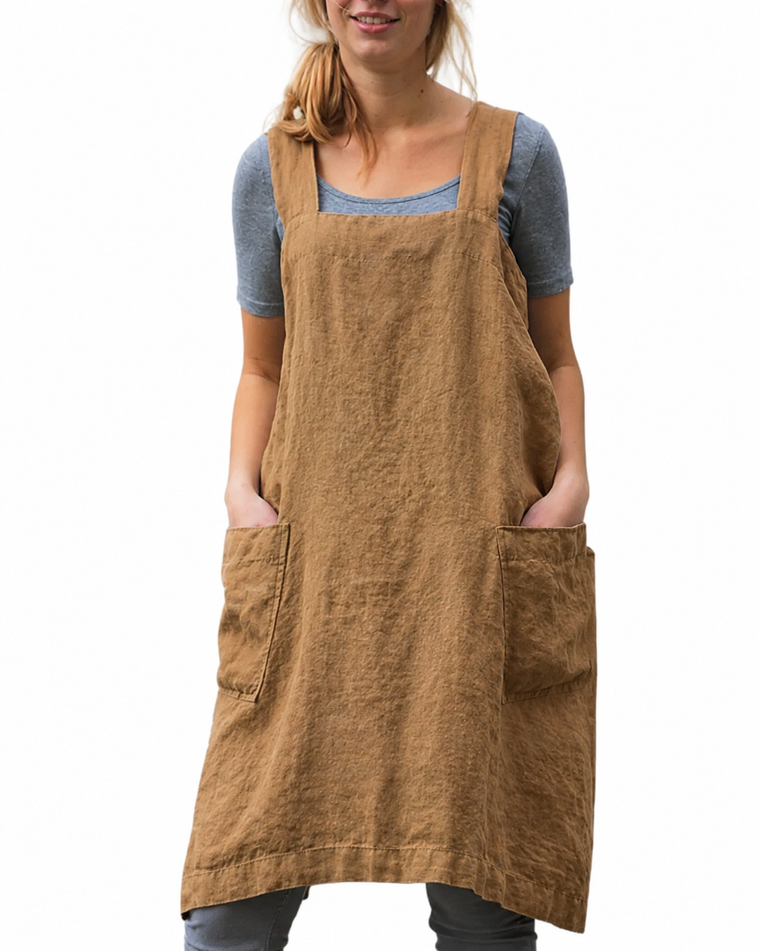 Grembiule da donna leggero con tasche