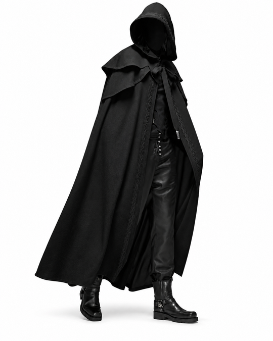 Unisex Hettekappe Gotisk Stil