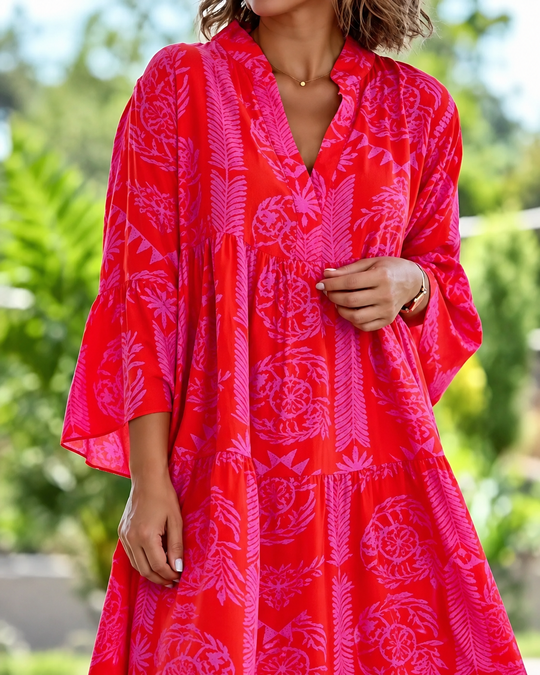 Damen Sommerkleid, lang, leichtes Design
