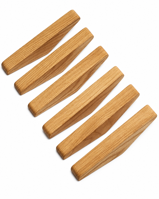 Set mit Wandhaken aus Holz – minimalistisches Design für Zuhause
