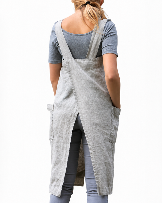 Grembiule da donna leggero con tasche