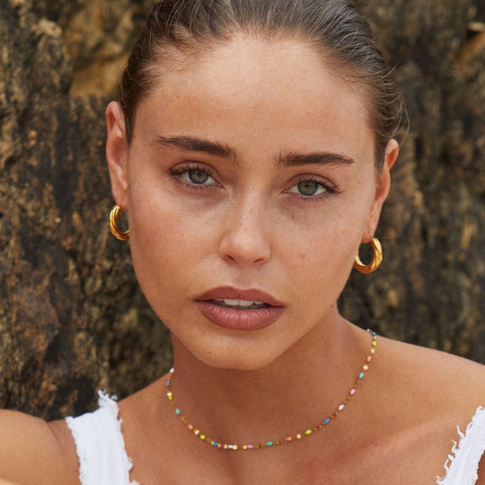 Choker Halskjede Flerfarget Trendy Design for Motebevisste 1