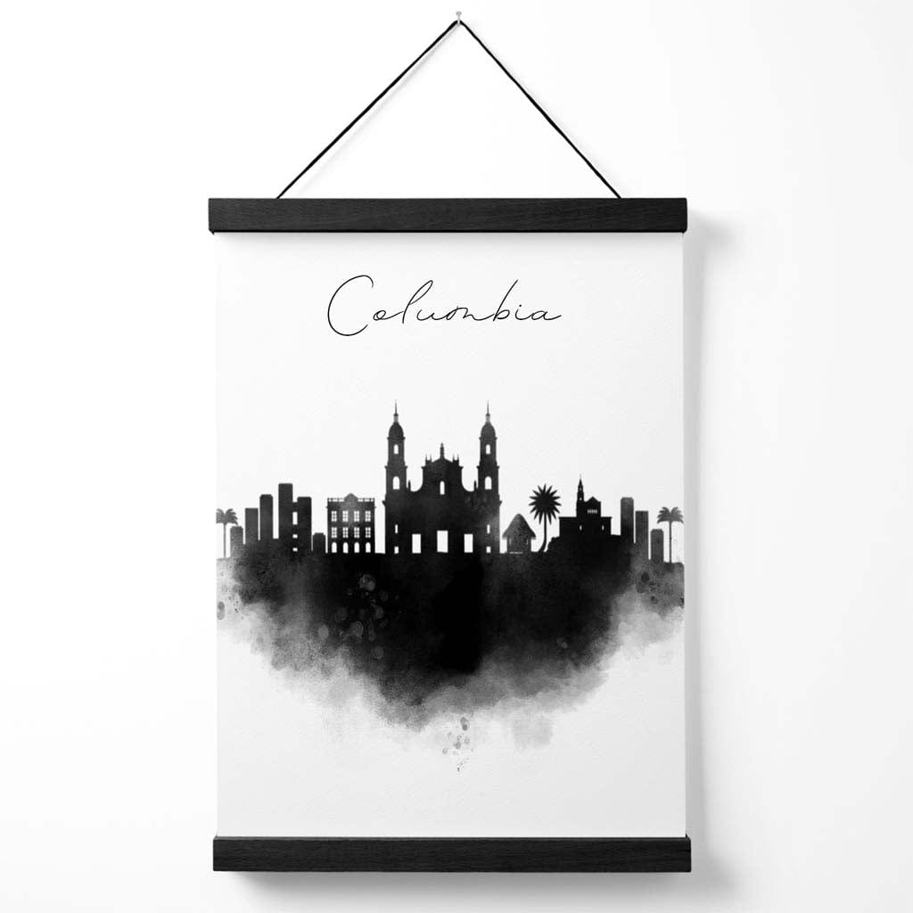 City Poster Columbia Watercolor Design 0