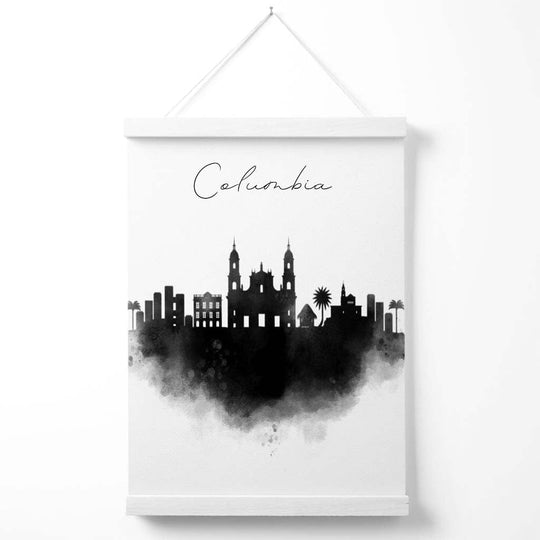 City Poster Columbia Watercolor Design 2