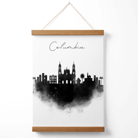 City Poster Columbia Watercolor Design 3