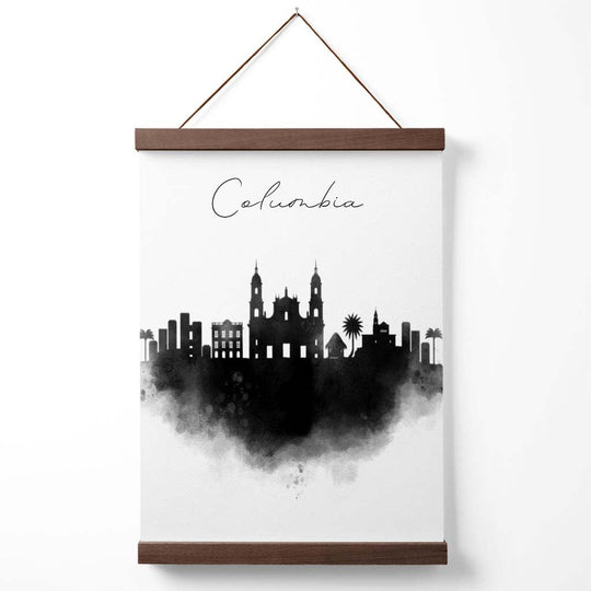 City Poster Columbia Watercolor Design 4