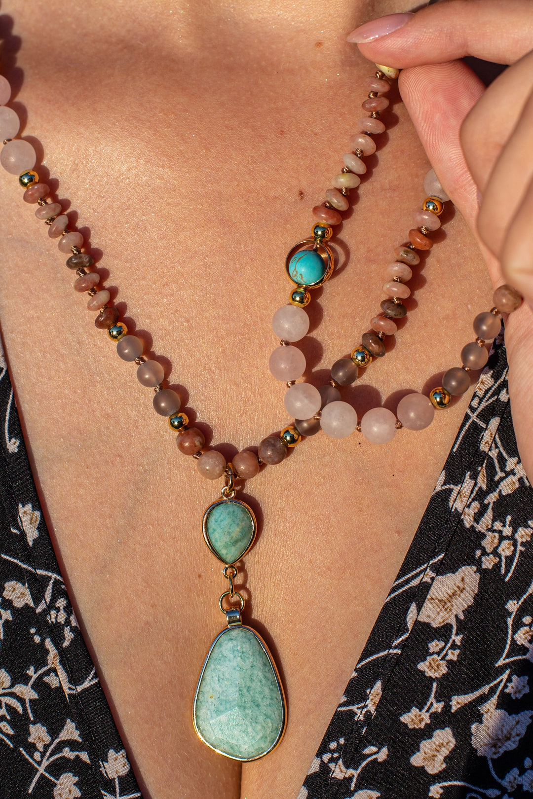 Collier Mala Pastel pour Femme 1