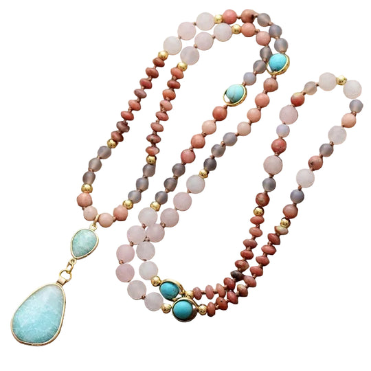 Collier Mala Pastel pour Femme 4