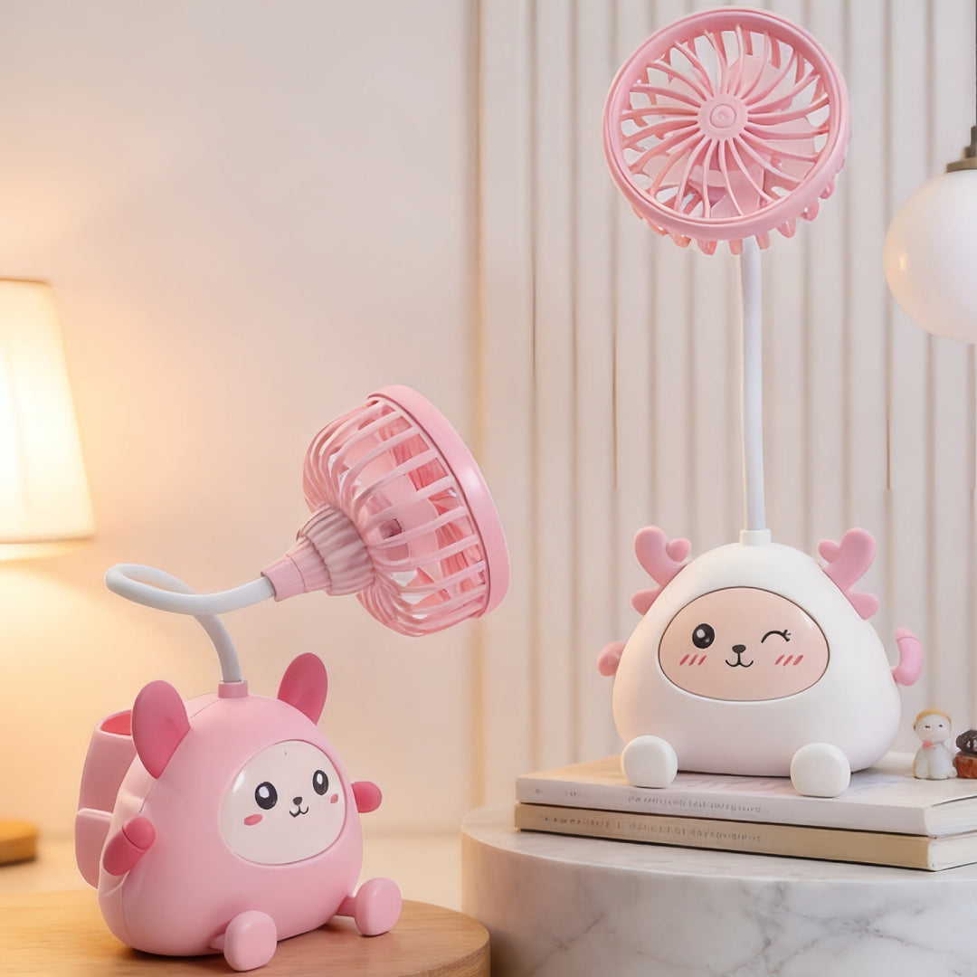 Dame Bordlampe med Integrert Vifte 3