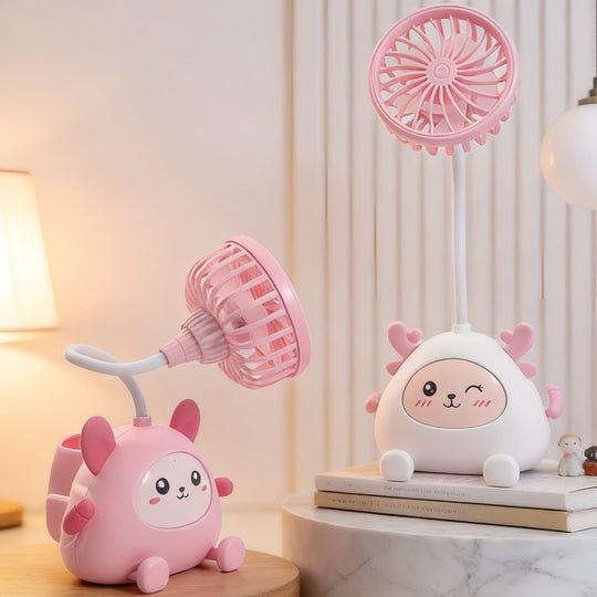 Dame Bordlampe med Integrert Vifte 3