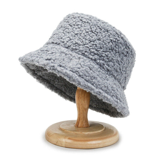 Dame Bucket Hat Teddy Stil Moderne 4