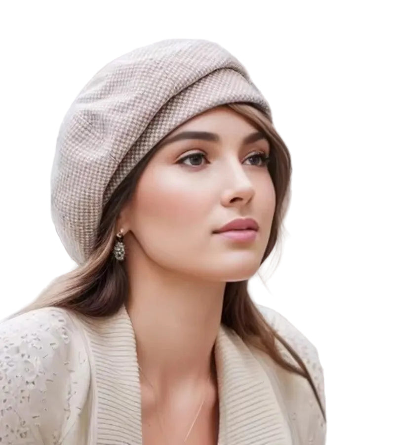 Dame Caps Parisisk Stil Allsidig Tilbehør 0