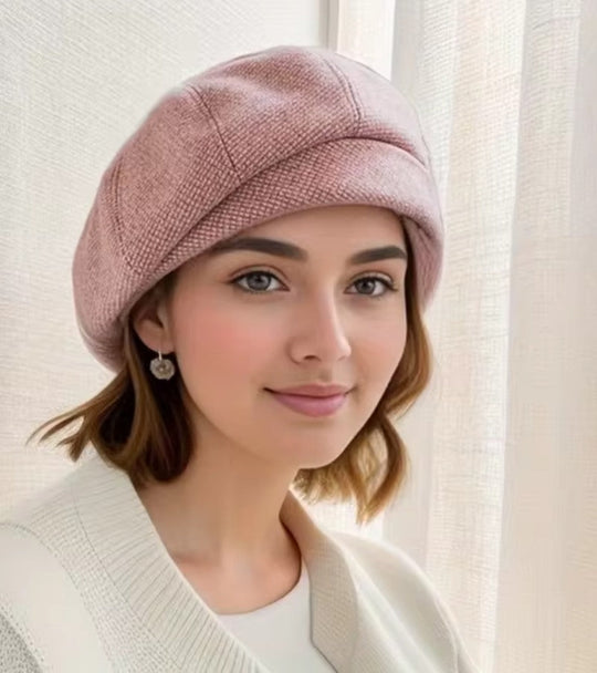 Dame Caps Parisisk Stil Allsidig Tilbehør 2