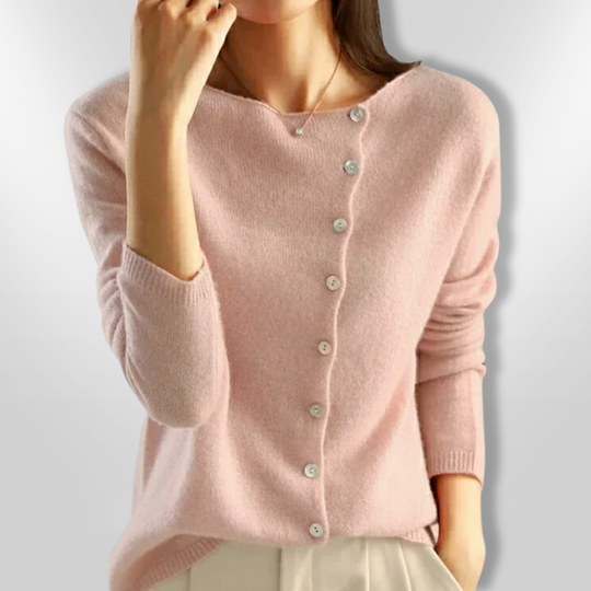 Dame Cardigan Åpen Stil Cashmere 1