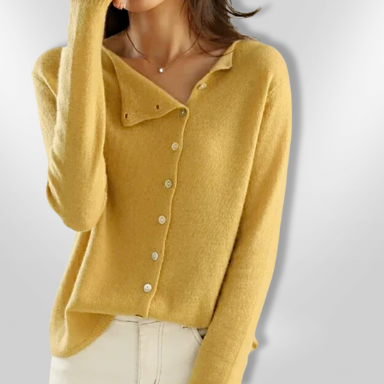 Dame Cardigan Åpen Stil Cashmere 2