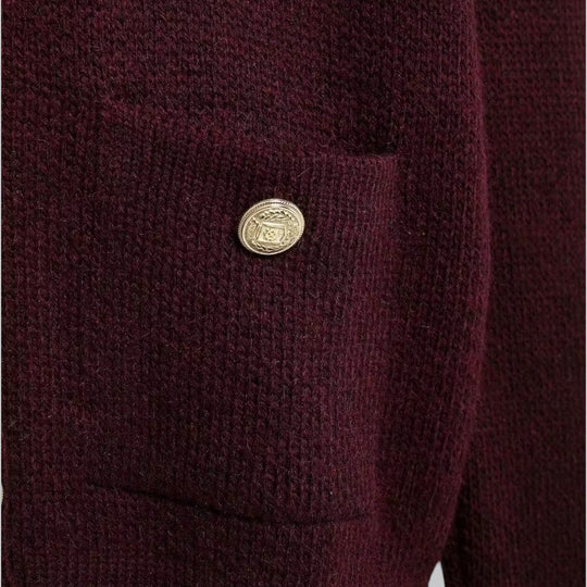 Dame Cardigan med Gullknapper 1