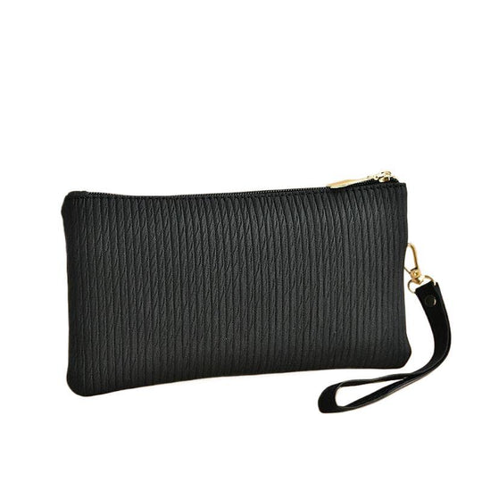 Dame Clutch med Håndleddsrem og Glanset Stil 4