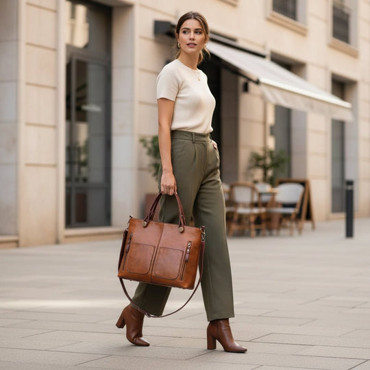 Dame Crossbody Veske Allsidig Design Med Justerbar Stropp 1