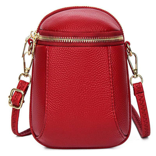 Dame Crossbody Veske Vegansk Lær Kompakt Design 5