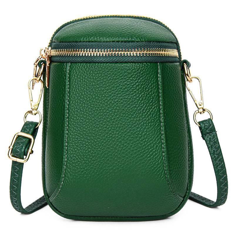 Dame Crossbody Veske Vegansk Lær Kompakt Design 7