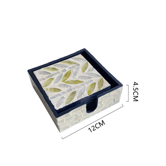 Dame Dekorativ Coaster Sett 5