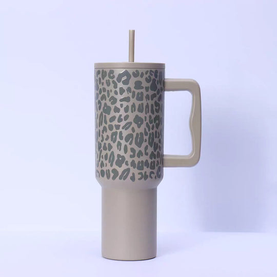 Dame Drikkekopp med Unikt Leopardmønster 7