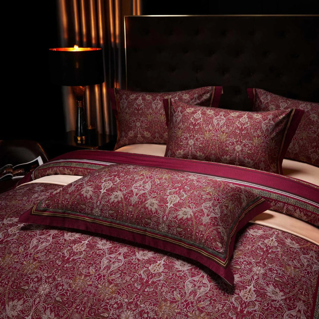 Dame Dynetrekksett Paisley Jacquard Design 1