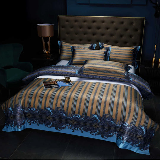 Dame Dynetrekksett Paisley Jacquard Design 11