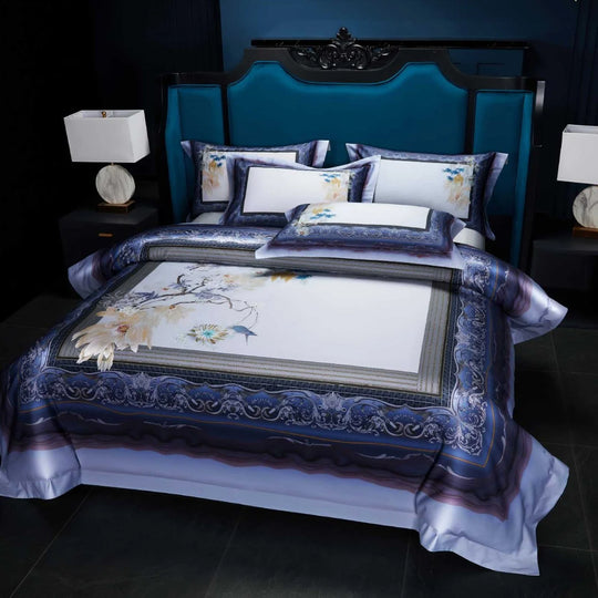 Dame Dynetrekksett Paisley Jacquard Design 12