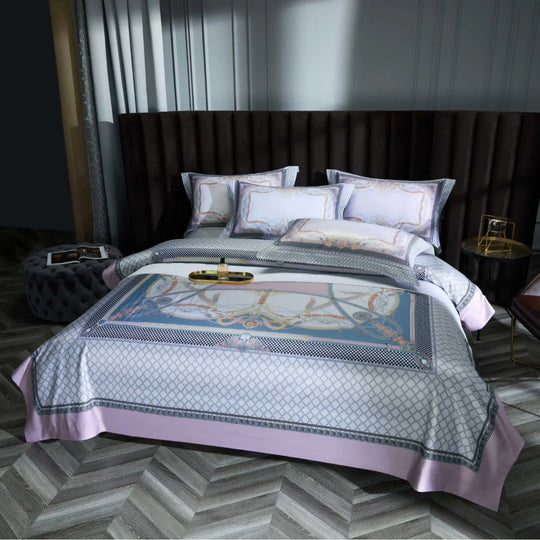 Dame Dynetrekksett Paisley Jacquard Design 14