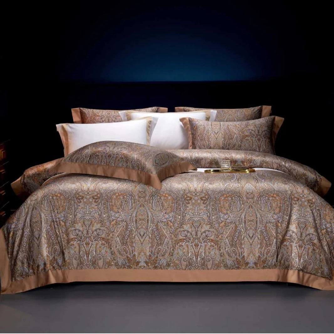 Dame Dynetrekksett Paisley Jacquard Design 15