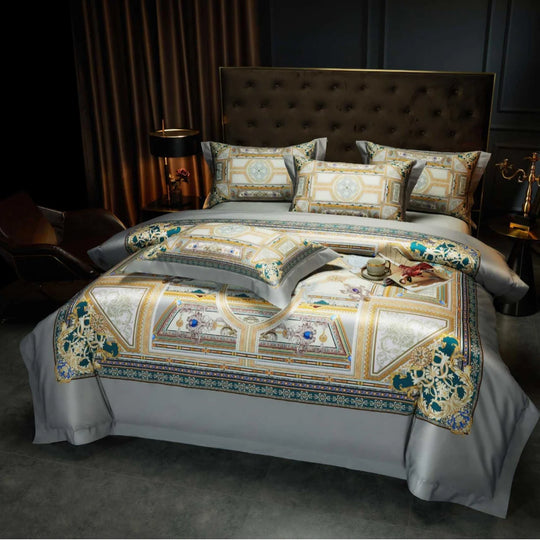 Dame Dynetrekksett Paisley Jacquard Design 17