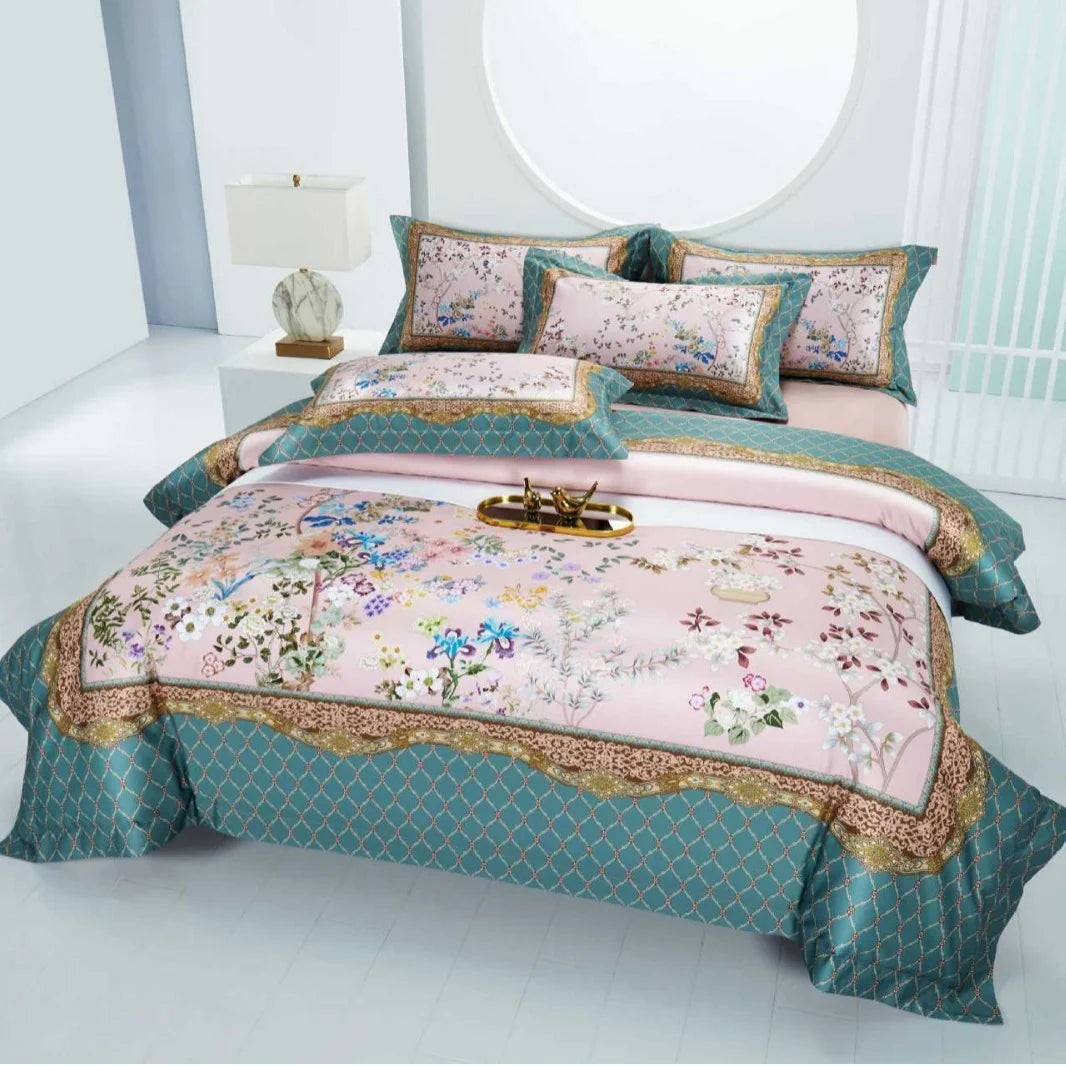 Dame Dynetrekksett Paisley Jacquard Design 19