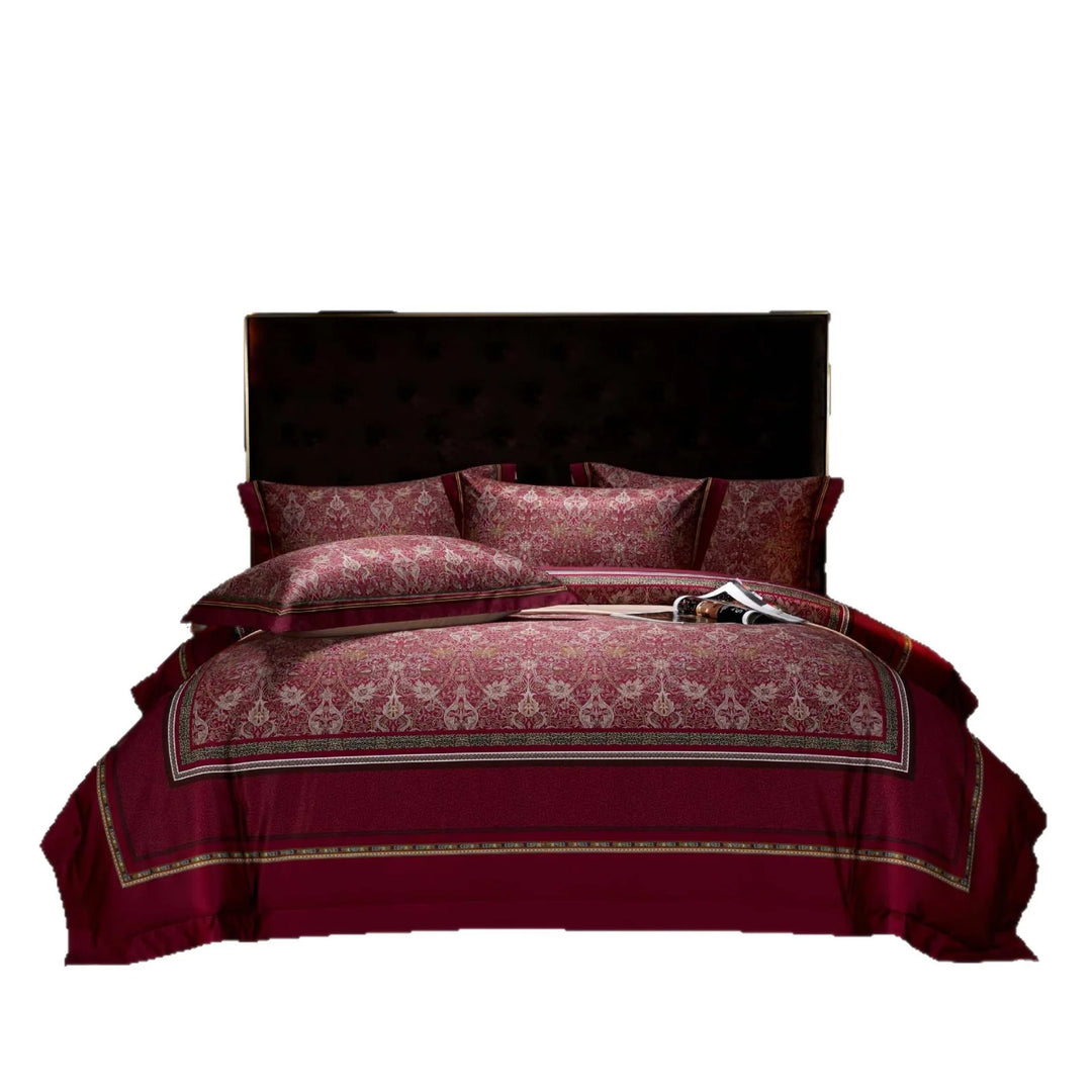 Dame Dynetrekksett Paisley Jacquard Design 2
