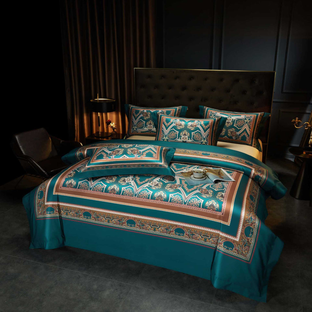 Dame Dynetrekksett Paisley Jacquard Design 23