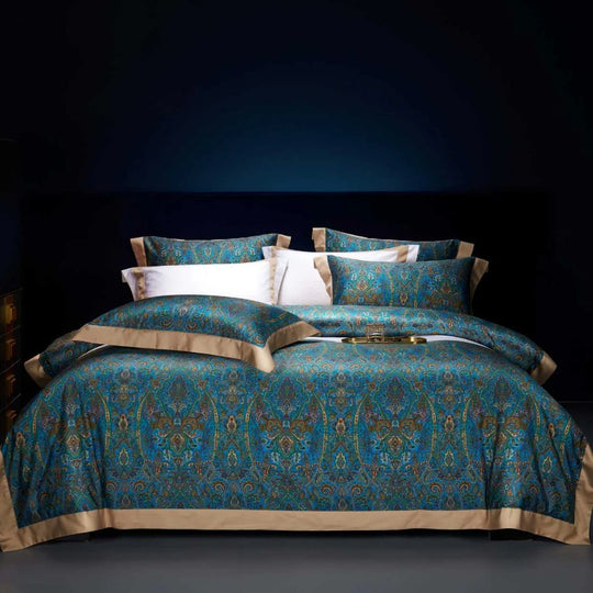 Dame Dynetrekksett Paisley Jacquard Design 27