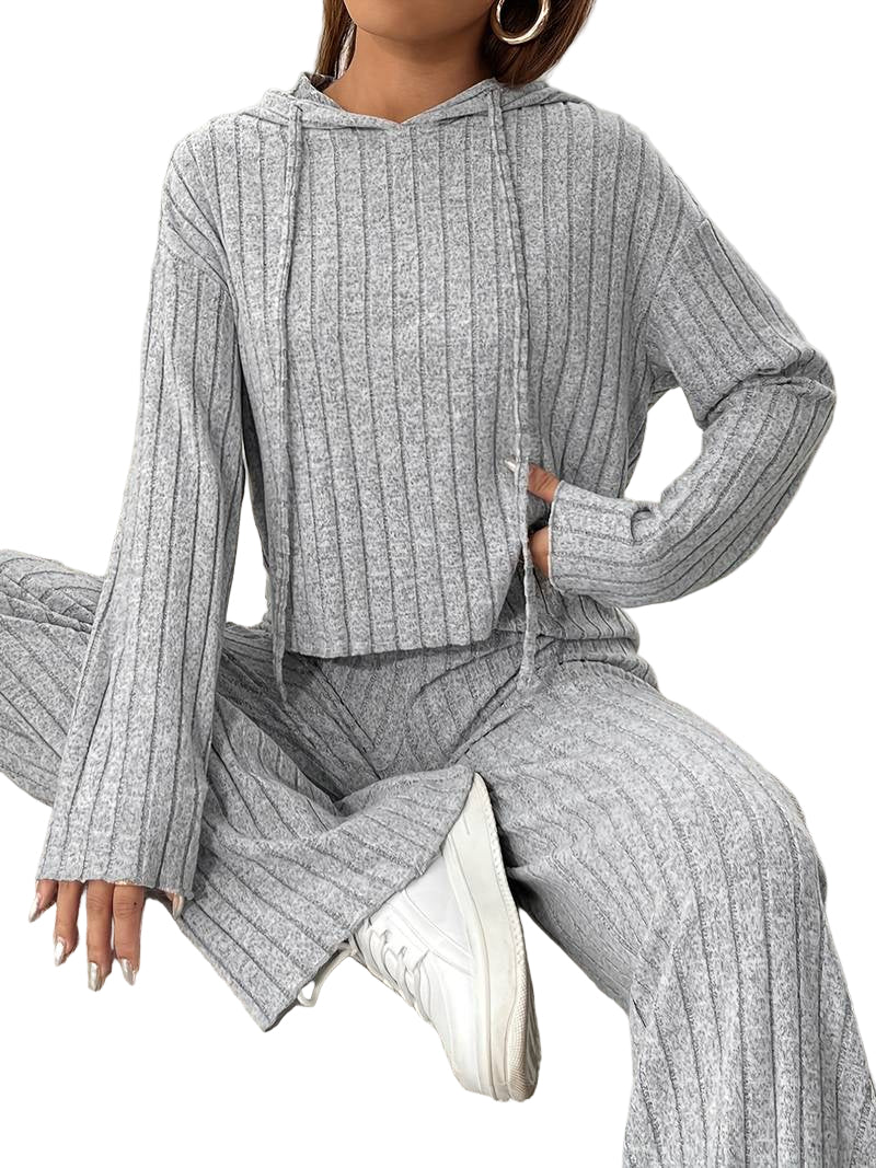 Dame Hettegenser Sett Koselig Stil 0