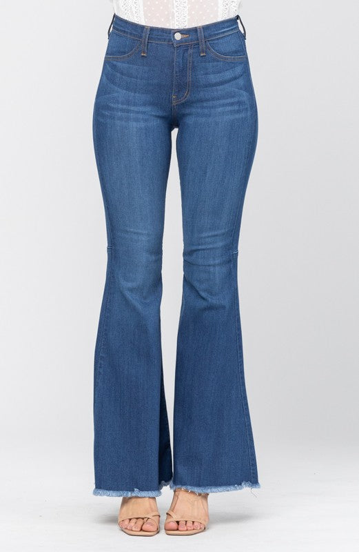 Dame Høy Midje Super Flare Jeans 3