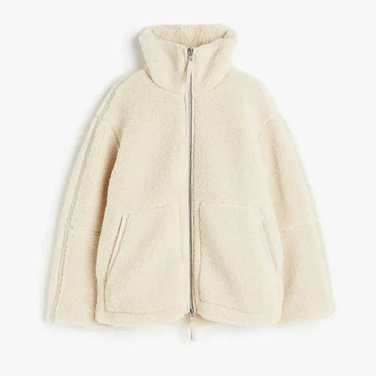 Dame Jakke Oversized Patchwork Design 6