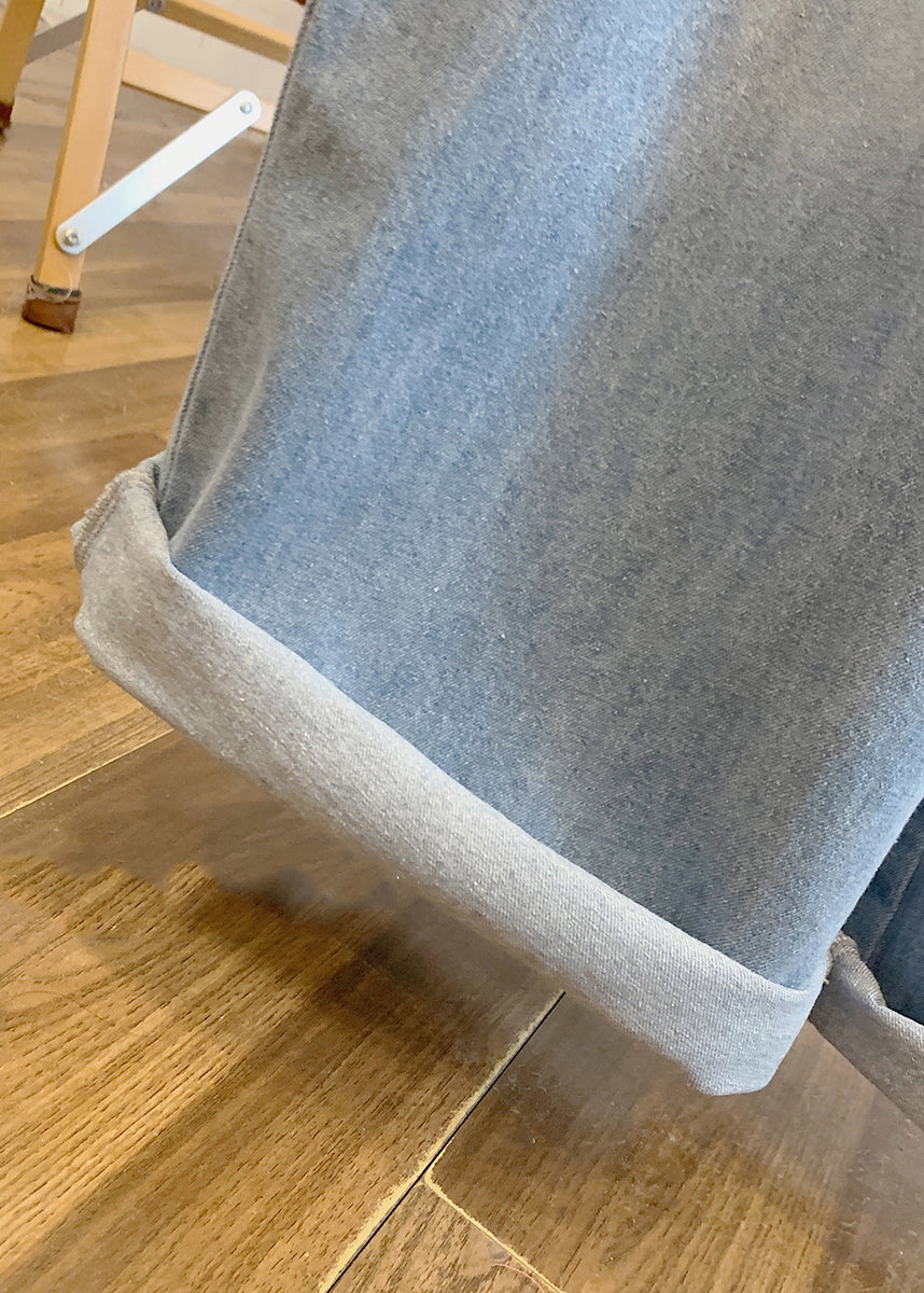 Dame Jumpsuit Med Sløyfe Og Unikt Patchwork Design 4