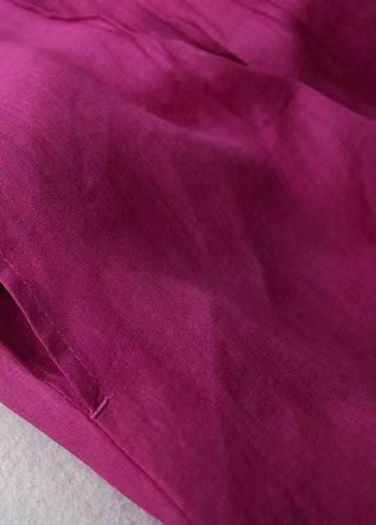 Dame Kjole V-hals Rynket Design 4