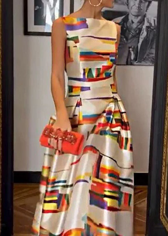 Dame Lang Kjole Høy Midje 1