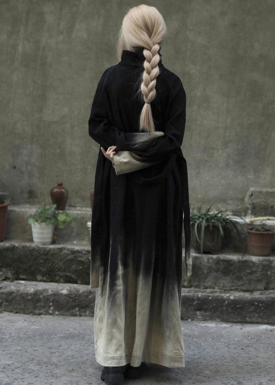 Dame Lange Kåper med Gradient Farge 4