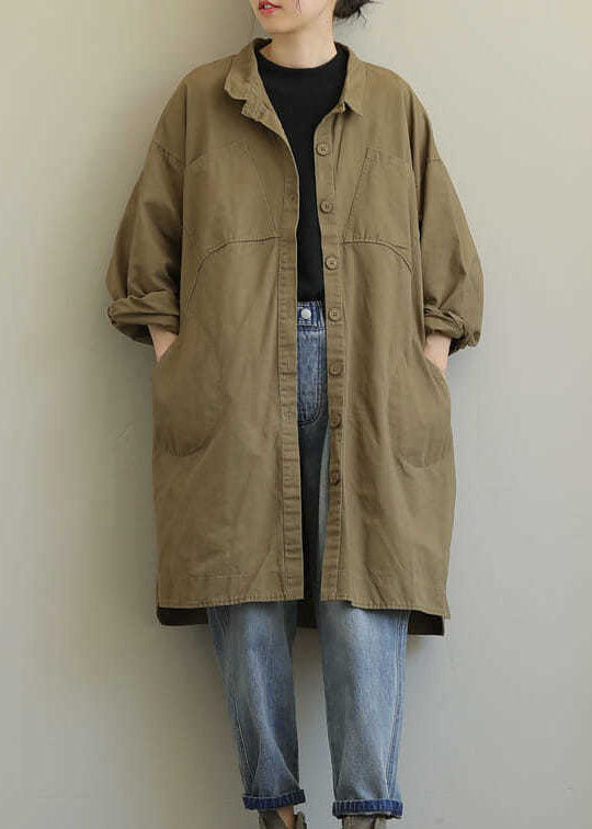 Dame Langermet Frakk med Peter Pan Krage 2