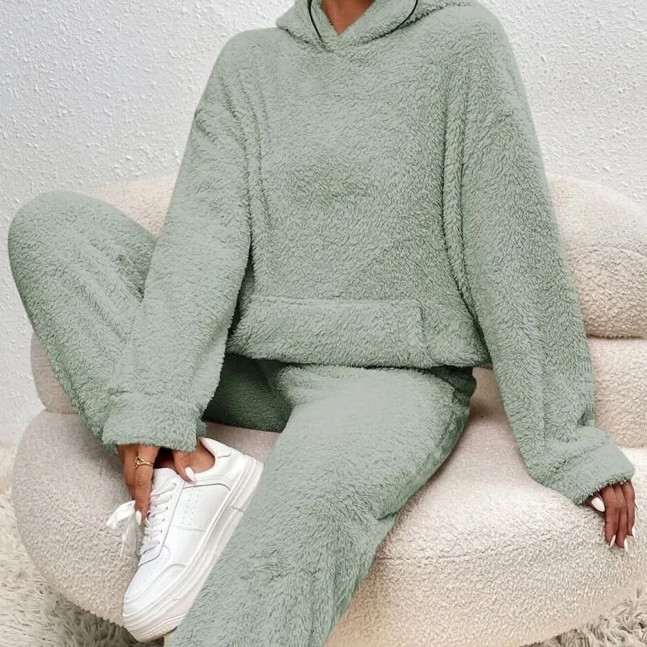 Dame Loungewear Sett med Hettegenser 2