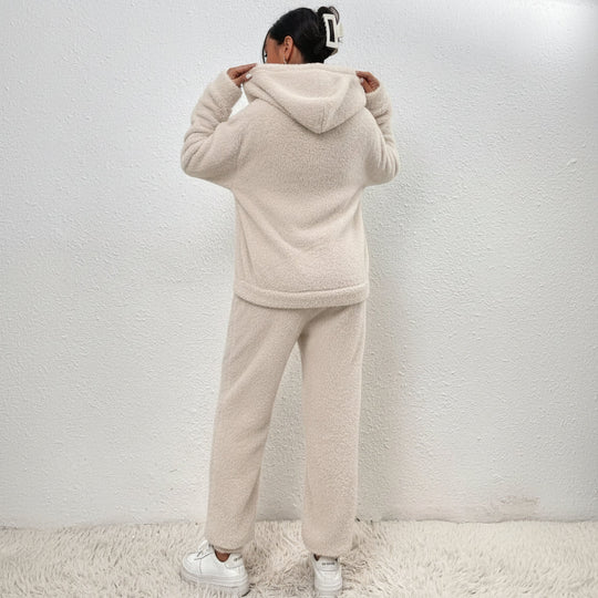 Dame Loungewear Sett med Hettegenser 4