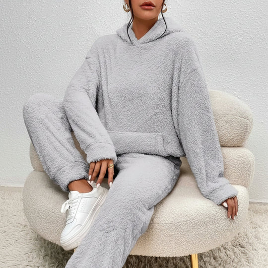 Dame Loungewear Sett med Hettegenser 5