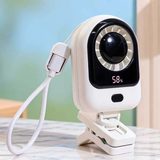 Dame Mini Luftkjøler med Digital Skjerm Bærbar 7