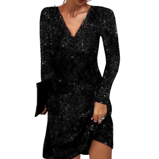 Dame Minikjole med Paljetter 0